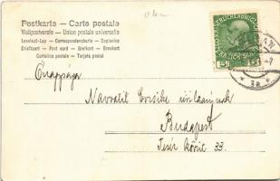 1914 Merano, Meran (Südtirol); Hungaria Curort / spa hotel (EK)