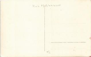 Osztrák magyar első világháborús katonai parancsnokság egy olasz városban, magas rangú polgári, kato...