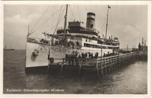 Turbinen-Schnelldampfer Cobra / Hamburg America Line steamship