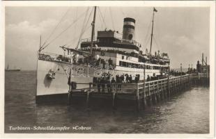 Turbinen-Schnelldampfer &quot;Cobra&quot; / Hamburg America Line steamship