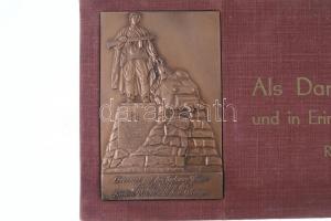 NDK DN "A Seelow-i hősöknek köszönetül és emlékezésül a Seelow-i tanács" Br plakett (103x6...