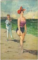 Strand humor / On the beach. L&P 2171. (EB)