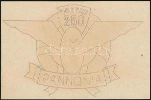 cca 1962 Csepel Pannonia de Luxe 250 matrica