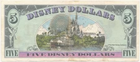 Amerikai Egyesült Államok 1993. 5$ "Disney Dollar" T:III USA 1993. 5 Dollars "Disney ...
