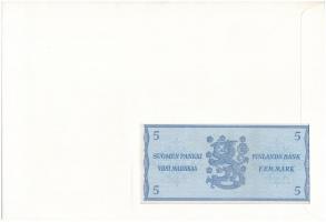 Finnország 1963. 5M felbélyegzett borítékban, bélyegzéssel T:1 
Finland 1963. 5 Markkaa in envelope...