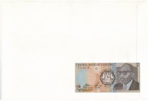 Lesotó 1989. 2M felbélyegzett borítékban, bélyegzéssel T:I Lesotho 1989. 2 Maloti in envelope with s...