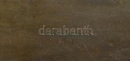 Uhlik, Eduard (1865-1952): Alaszka. Olaj, karton, jelezve jobbra lent. Hátoldalán autográf német nye...