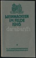 1916 Weihnachten im Felde megiratlan jegyzetfüzet, notesz. újszerű állapotban / in brand new condition