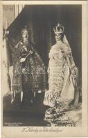 IV. Károly és Zita királyné. Koller tanár utóda Szenes felvétele / Charles I of Austria and Queen Zita (EK)