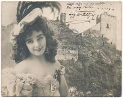 1905 Lady minicard (8,5 cm x 6,8 cm)