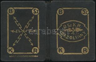 1925 BSzKRt fényképes igazolványa az 1925/26. évre