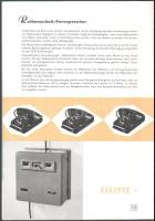 Budavox Export Programm - német nyelvű termékkatalógus, 39p