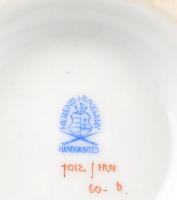 Herendi virág mintás váza.  Kézzel festett, jelzett, hibátlan 19 cm