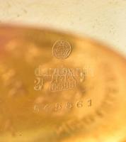 14K arany (Au) Doxa zsebóra működő, jó állapotban, szép állapotú tokkal. Jelzett  br: 65,6 g, d: 48 ...