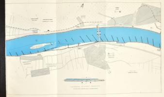Kihajtható Duna révkalauz térkép a Duna ausztriai szakaszán Altenwörthtől Hundsheimig,1977-2005 km-i...