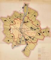 1908 Tanulmány a szomszédos községeknek Budapesthez való kapcsolásáról. Bp., 1908, Budapest Székesfő...