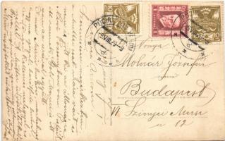 1929 Puhó, Púchov; Vág folyó / Váh river. photo