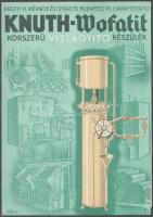 cca 1930-1940 Bp. VII., Knuth K. Mérnök és Gyáros Knuth-Wofatit korszerű vízlágyító készülékének prospektusa, 4p