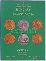 The Nicolas M. Salgo Collection of Coins and Medals of Hungary and Transylvania. Auction Sale 50. Spink Tasei Zürich and Roland Michel Geneva 1994. Árverési katalógus használt, szép állapotban.