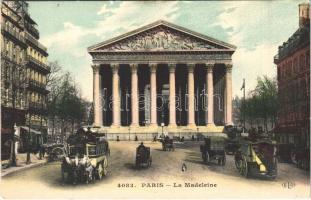 Paris, La Madeleine / street, omnibuses