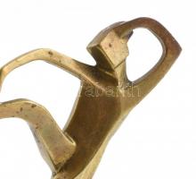 Art deco tános. Réz szobor. XX. sz. eleje. Jelzett (Austria) m: 13 cm