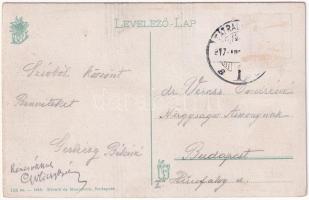 1917 Tátra, Magas-Tátra, Vysoké Tatry; Csorba-tó, Fogaskerekű vasút / cogwheel railway, train (Rb)