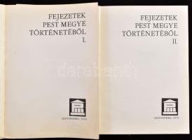 Studia Comitatensia 7-8. - Fejezetek Pest megye történetéből. Ikvai Nándor (szerk.) Szentendre, 1979...
