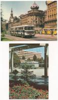 10 db MODERN motívum képeslap: magyar autóbuszok / 10 modern motive postcards: Hungarian autobuses