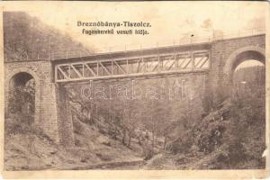 Breznóbánya-Tiszolc, Brezno nad Hronom-Tisovec; Fogaskerekű vasút hídja / viaduct of the cogwheel railway (Rb)