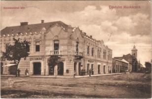 1910 Munkács, Mukacheve, Mukacevo; Kereskedelmi kör, Hausman H. és veje, Berger Herman üzlete / trading club, shops