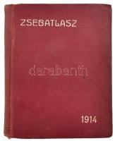1914 Zsebatlasz naptárral és statisztikai adatokkal, szerk. Kogutowicz Károly és Hermann Győző, kiad...