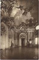 1927 Budapest I. Királyi palota, belső, Habsburg terem. Csiky Foto (EK)