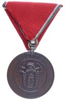 1995. "Tűzoltó Szolgálati Érem XX" fém kitüntetés mellszalagon T:1-