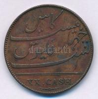 Brit-India / Kelet-Indiai Társaság 1803. 20c Cu T:2- 
British India / East India Company 1803. 20 C...