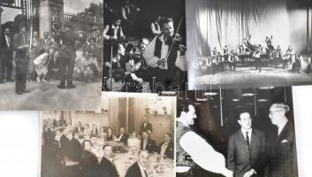 Albert István világhírű cigány prímás életéről, karrierjéről készült fotók, kitüntetés adományozója....