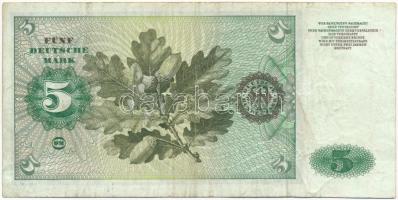 Német Szövetségi Köztársaság 1970. 5M T:III
Federal Republic Germany 1970. 5 Mark C:F 
Krause#30