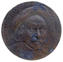 Soltra Elemér (1922-2013) 1986. "Rembrandt Harmens van Rijn 1606-69" kétoldalas Br plakett...