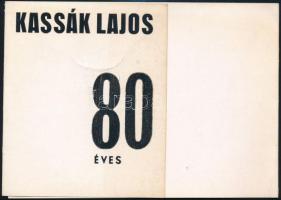 1967 Kassák Lajos 80. A Fészek Művészklub születésnapi ünnepségének meghívója