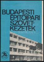 cca 1966 Budapesti Építőipari Szövetkezetek címjegyzéke, prospektusa, korabeli reklámokkal.