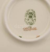 Zsolnay pillangó mintás 6 személyes süteményes készlet kétféle tányérral + emeletes gyűmölcsös / süt...