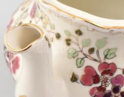 Zsolnay pillangó mintás teás kiöntő. Kézzel festett, jelzett, hibátlan