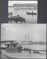 cca 1960-80 össz. 8 db kajak-kenu sporttal és evezéssel kapcsolatos fotó; egyiken a Honvéd kajakosok...