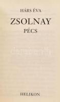 Hárs Éva: Zsolnay. Bp., 1998, Helikon. Kiadói bársony-kötés, porcelán plakettel, jó állapotban, papí...