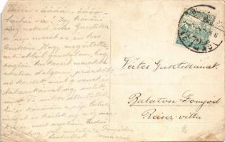 1922 Halászhajó, világítorony / Fishing boat and lighthouse. photo  (EM)