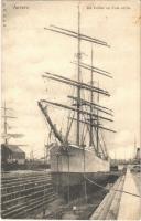 1911 Anvers, Antwerp; Un Voilier en Cale seche / sailing ship in dry dock