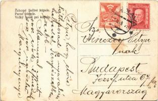 1928 Rozsnyó, Roznava; Vasas gyógyfürdő, gőzfürdő, szálloda / Zelezné liecivé kúpele, parné kúpele, ...