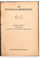 1953 Bp., Szepesi György-Lukács László: Az évszázad mérkőzése, Ifjúsági Könyvkiadó, újrakötött, 60p