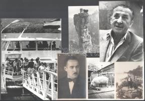 cca 1920-1985 össz. 80 db fotó, többségében sajtófotók és művészfotók, többek közt 2 db Bp., Állatke...