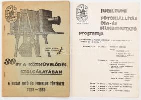 1985 30 év a közművelődés szolgálatában, a Budai Fotó és Filmklub története 1955-1985