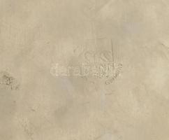 Óriás bajor ón korsó, gazdagon díszített, címerrel, fedelén oroszlánnal, jelzett, jó állapotban. m: ...